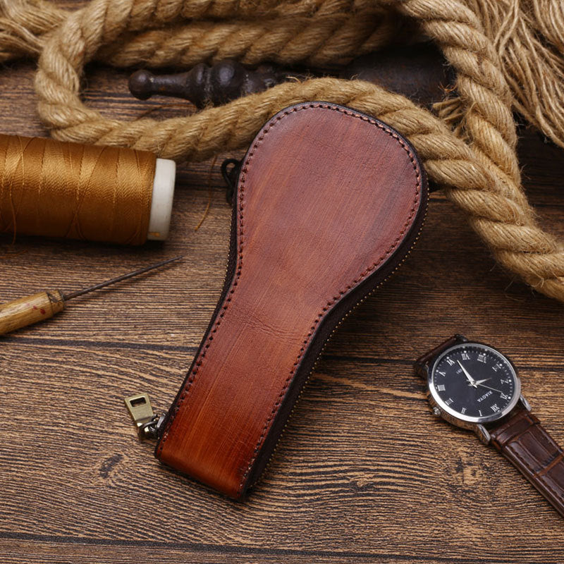 Luxury Genuine Leather Watch Storage Box – Trendy Handmade Travel Case for Watches