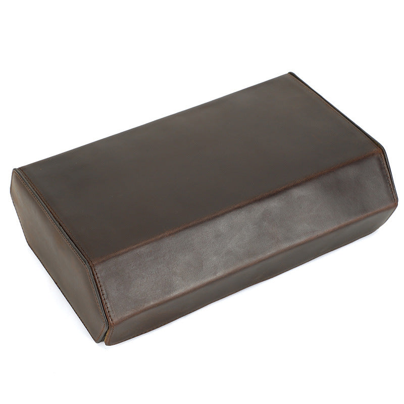 Premium Genuine Leather Watch Case – 8 Slot Luxury Watch Storage Organizer