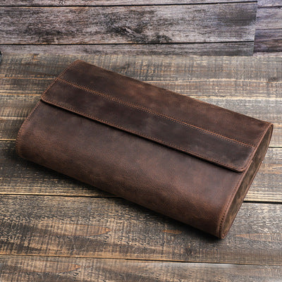 Luxury Genuine Leather Watch Case – 8 Slot Travel and Display Organizer