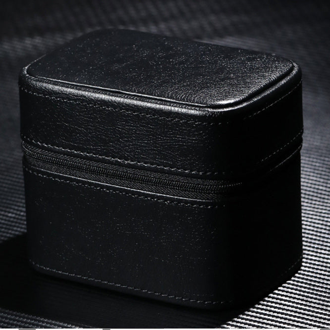 Luxury Genuine Leather Watch Case – Premium Travel Organizer for 2 Watches